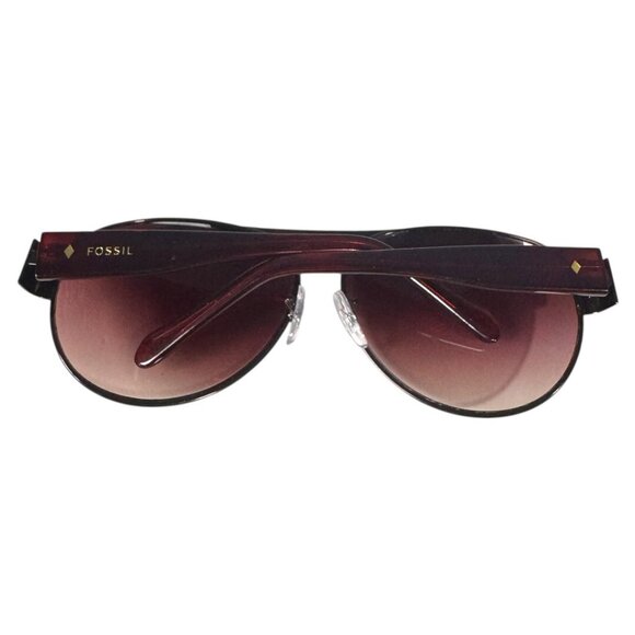 Fossil FW53 aviator sunglasses‎ with brown gradient lenses 63 [] 13 - Picture 3 of 5